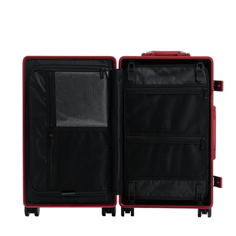 SPACE Aluminum Suitcase Red