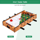 2-in-1 Indoor/Outdoor Air Hockey Foosball Game Table by LJGDeals