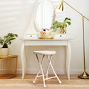 Set of 4 18 Inch Collapsible Round Stools with Handle by LJGDeals