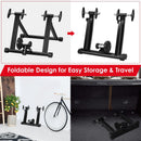 Folding Indoor Bike Trainer Stand for 26-28 Inch Wheels by LJGDeals