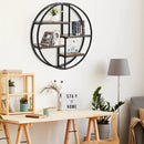 Hanging Storage Shelf Circular Wall-Mounted 4-Tier Rack by DirectDeals