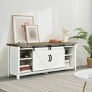 TV Stand Media Center Console Cabinet with Sliding Barn Door by LJGDeals
