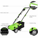 13 Inch 12 Amp Electric Scarifier with Collection Bag and Removable Blades by LJGDeals