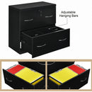 2-Drawer File Cabinet with Lock Hinging Bar Letter and Legal Size by LJGDeals
