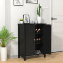 2-Door Bathroom Floor Storage Cabinet Space Saver Organizer by LJGDeals