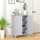 2-Door Bathroom Floor Storage Cabinet Space Saver Organizer by LJGDeals