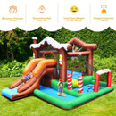 Kids Inflatable Bounce House Jumping Castle Slide Climber Bouncer Without Blower by LJGDeals