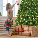 7 Feet PVC Artificial Christmas Tree with LED Lights by LJGDeals