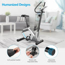 Magnetic Stationary Upright Exercise Bike with LCD Monitor and Pulse Sensor by LJGDeals