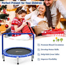 36 Inch Kids Trampoline Mini Rebounder with Full Covered Handrail by LJGDeals