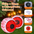 2 Pack 3 Feet Halloween Inflatable Eyeballs with Air Blower by DirectDeals