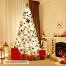 6' / 7.5' / 9' Hinged Artificial Christmas Tree with Metal Stand by LJGDeals