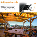 1500W Outdoor Electric Patio Heater with Remote Control by LJGDeals