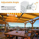 1500W Outdoor Electric Patio Heater with Remote Control by LJGDeals