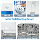 2-in-1 Portable 22lbs Capacity Washing Machine with Timer Control by DirectDeals