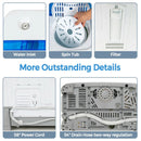 2-in-1 Portable 22lbs Capacity Washing Machine with Timer Control by LJGDeals