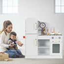 Kids Kitchen Playset Pretend Play Cooking Set with Vivid Faucet and Telephone by LJGDeals