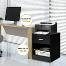 Modern Nightstand with Storage Drawer and Cabinet by LJGDeals