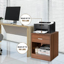 2 Pieces Nightstand with Storage Drawer and Cabinet by LJGDeals