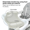 3-in-1 Baby High Chair with Lockable Universal Wheels by LJGDeals