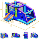 Inflatable Alien Style Kids Bouncy Castle with 480W Air Blower by LJGDeals