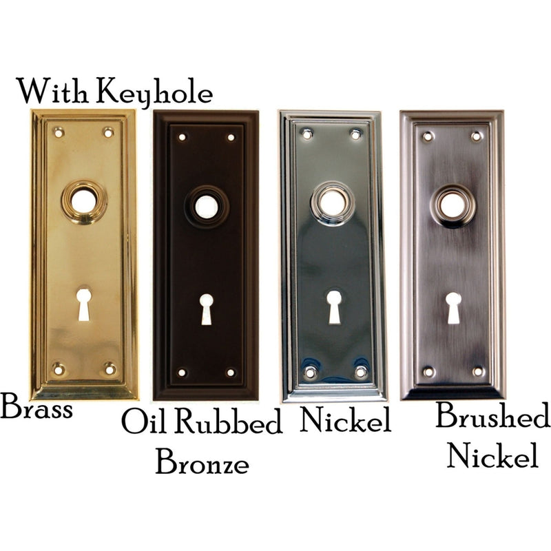 Door Trim Plate with Detailed Edge