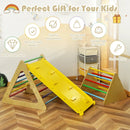 3 in 1 Wooden Set of 2 Triangle Climber with Ramp for Slid by LJGDeals