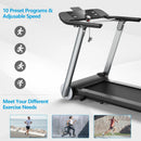 Italian Designed Folding Treadmill with Heart Rate Belt and Fatigue Button by LJGDeals