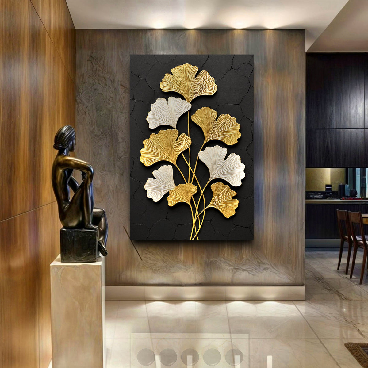 Golden Ginkgo Wall Art, photo 3 of 10