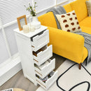 Free-Standing Side Storage Organizer with 4 Drawers by DirectDeals