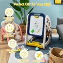 3-in-1 Kids Art Easel Double-Sided Tabletop Easel with Art Accessories by LJGDeals