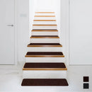15 Pieces 30 x 8 Inch Slip Resistant Soft Stair Treads Carpet by DirectDeals