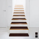 15 Pieces 30 x 8 Inch Slip Resistant Soft Stair Treads Carpet by LJGDeals