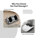 Therapeutic Shiatsu Foot Massager with High Intensity Rollers by LJGDeals