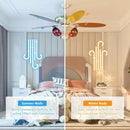 52 Inch Kids Ceiling Fan with Pull Chain Control by LJGDeals