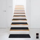 15 Pieces 30 x 8 Inch Slip Resistant Soft Stair Treads Carpet by DirectDeals