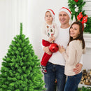 Snow Flocked Artificial Christmas Tree with Metal Stand by LJGDeals