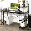 48-Inch Reversible Computer Desk with Storage Shelf by DirectDeals