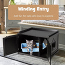 Cat Litter Box Enclosure with Double Doors for Large Cat and Kitty by LJGDeals
