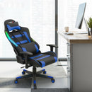 Adjustable Swivel Gaming Chair with LED Lights and Remote by LJGDeals