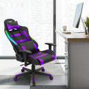 Adjustable Swivel Gaming Chair with LED Lights and Remote by LJGDeals