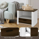 Accent Nightstand with Drawer and Open Shelf by LJGDeals
