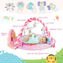 Baby Activity Play Piano Gym Mat with 5 Hanging Sensory Toys by LJGDeals