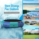 12 Feet Inflatable Splash Padded Water Bouncer Trampoline by LJGDeals