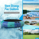 15 Feet Inflatable Splash Padded Water Bouncer Trampoline by LJGDeals