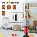 6-in-1 Electric Wine Bottle Opener Set with Foil Cutter by LJGDeals