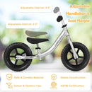 Aluminum Adjustable No Pedal Balance Bike for Kids-Black by LJGDeals