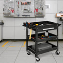 Rolling Tool Cart Mechanic Cabinet Storage ToolBox Organizer with Drawer by DirectDeals