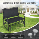 Iron Patio Rocking Chair for Outdoor Backyard and Lawn by LJGDeals