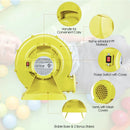 350 Watt 0.5 HP Air Blower Pump Fan for Inflatable Bounce House and Bouncy Castle-Yellow by LJGDeals